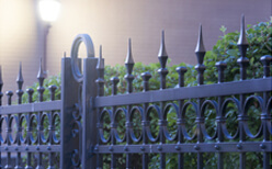 Photo of an ornamental commercial or residential fence.